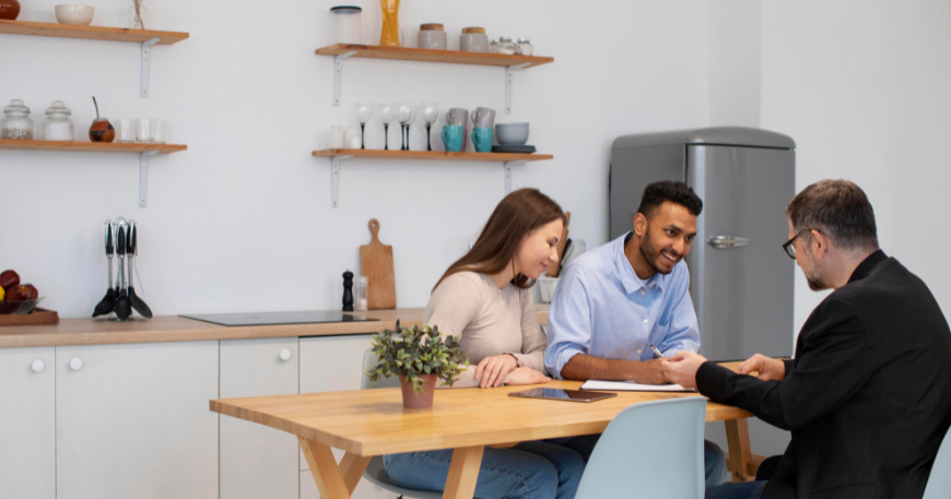 A cozy living room in a Melbourne homeshare.