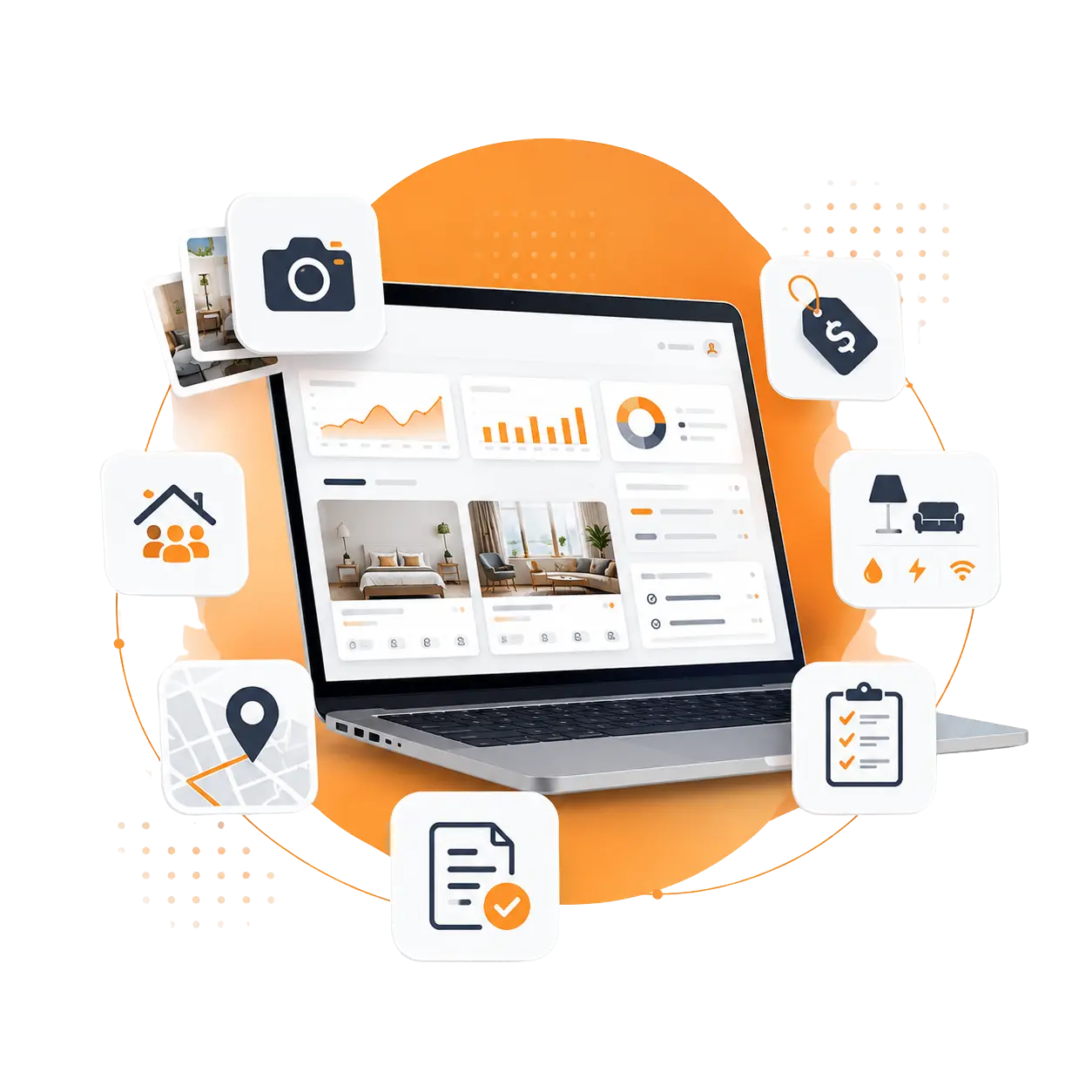 Detailed room listings for share house marketing in Melbourne